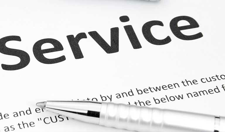 Service agreements Service agreements