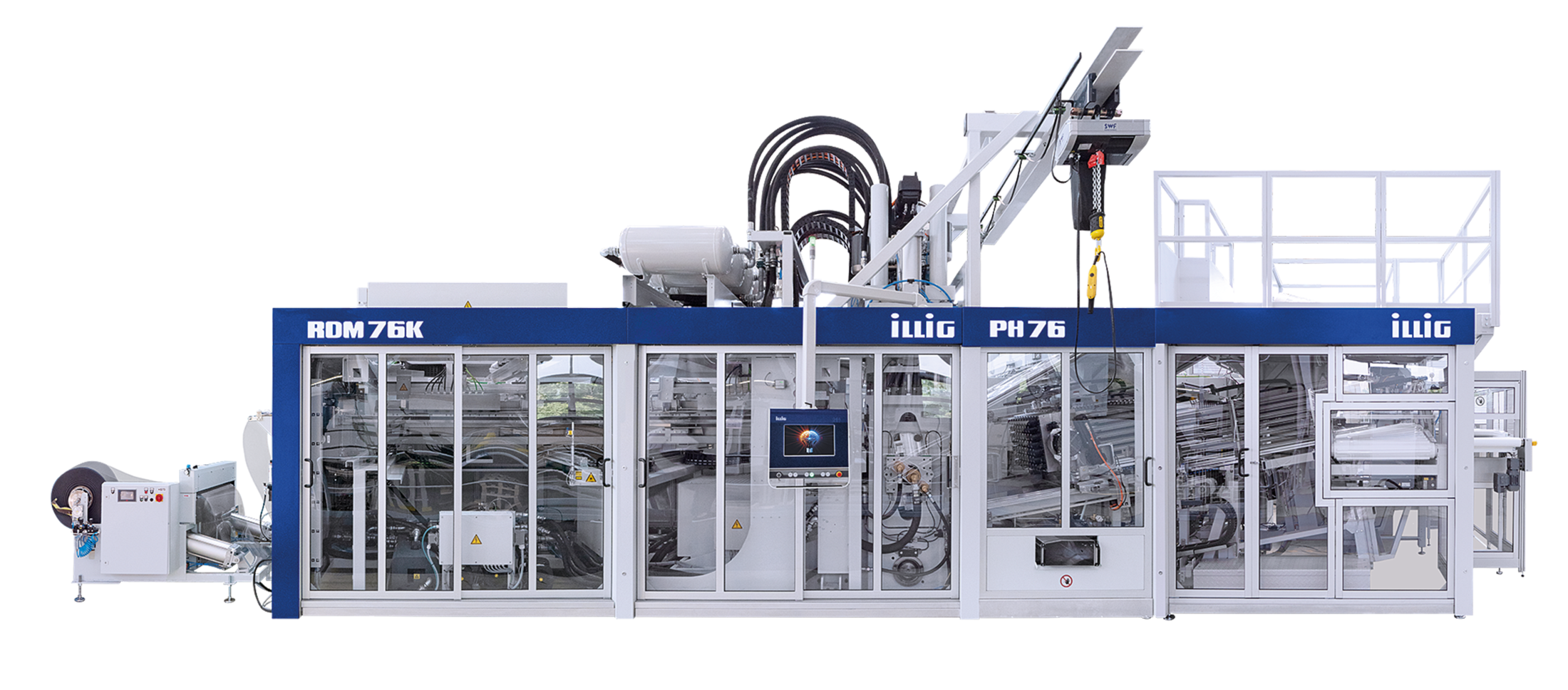 ILLIG RDM 76K 4G automatic roll-fed machine 4th generation for forming/punching operation | © ILLIG Maschinenbau GmbH & Co. KG