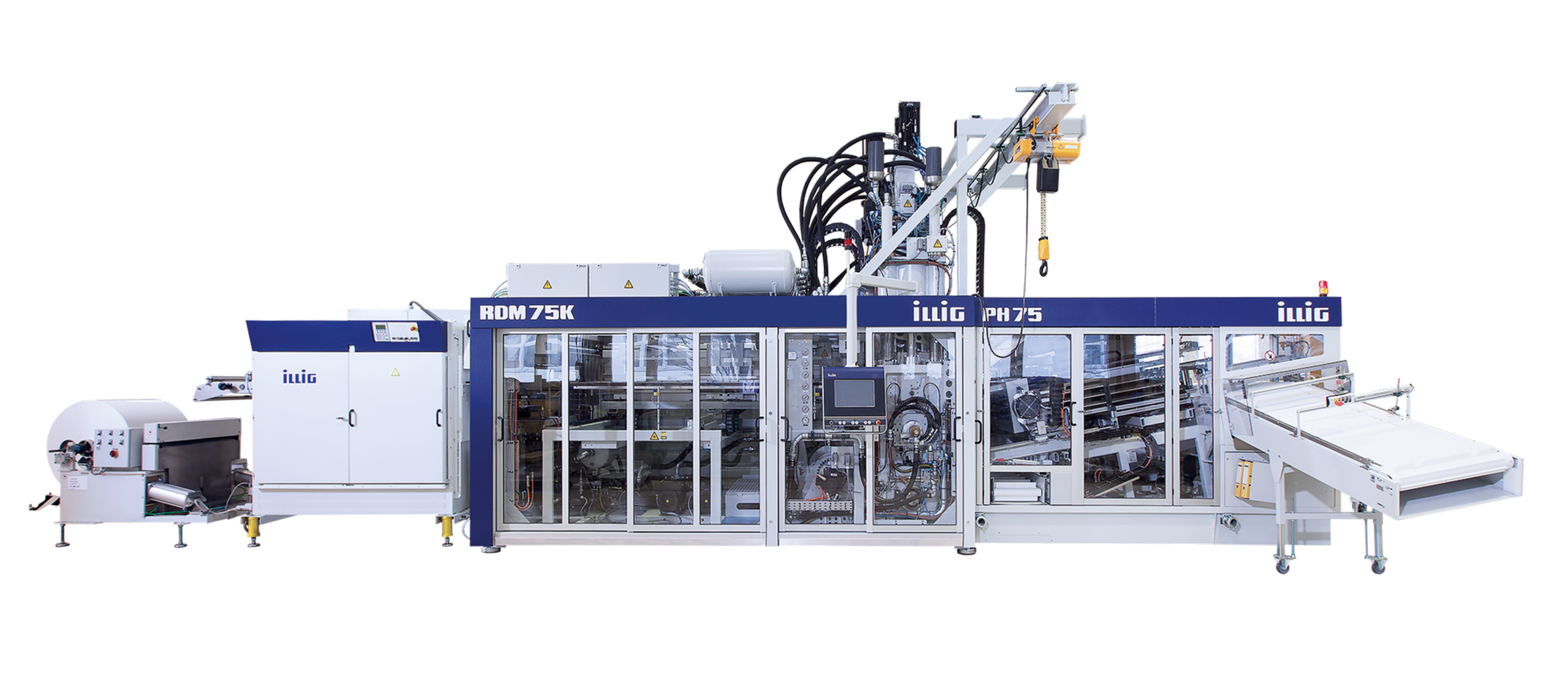 ILLIG IC-RDM 75Kc automatic roll-fed machine for forming/punching operation | © ILLIG Maschinenbau