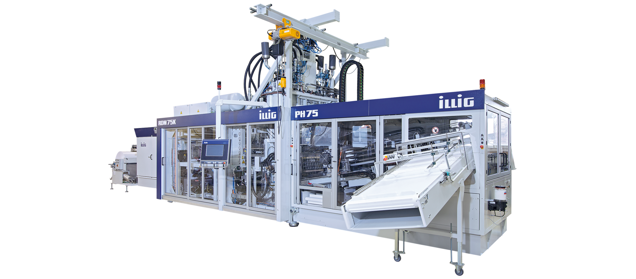 ILLIG IC-RDM 75Kc automatic roll-fed machine for forming/punching operation | © ILLIG Maschinenbau