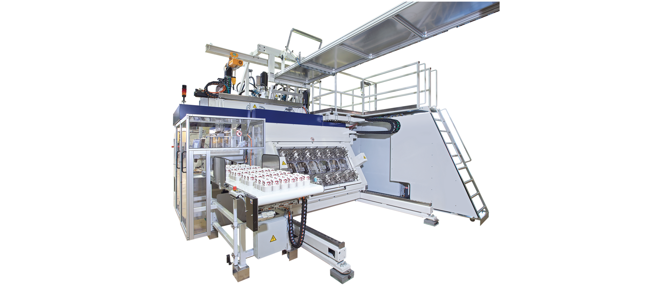 ILLIG IC-RDML 70b automatic roll-fed thermoformer for forming/punching tools - labeling unit | © ILLIG Maschinenbau