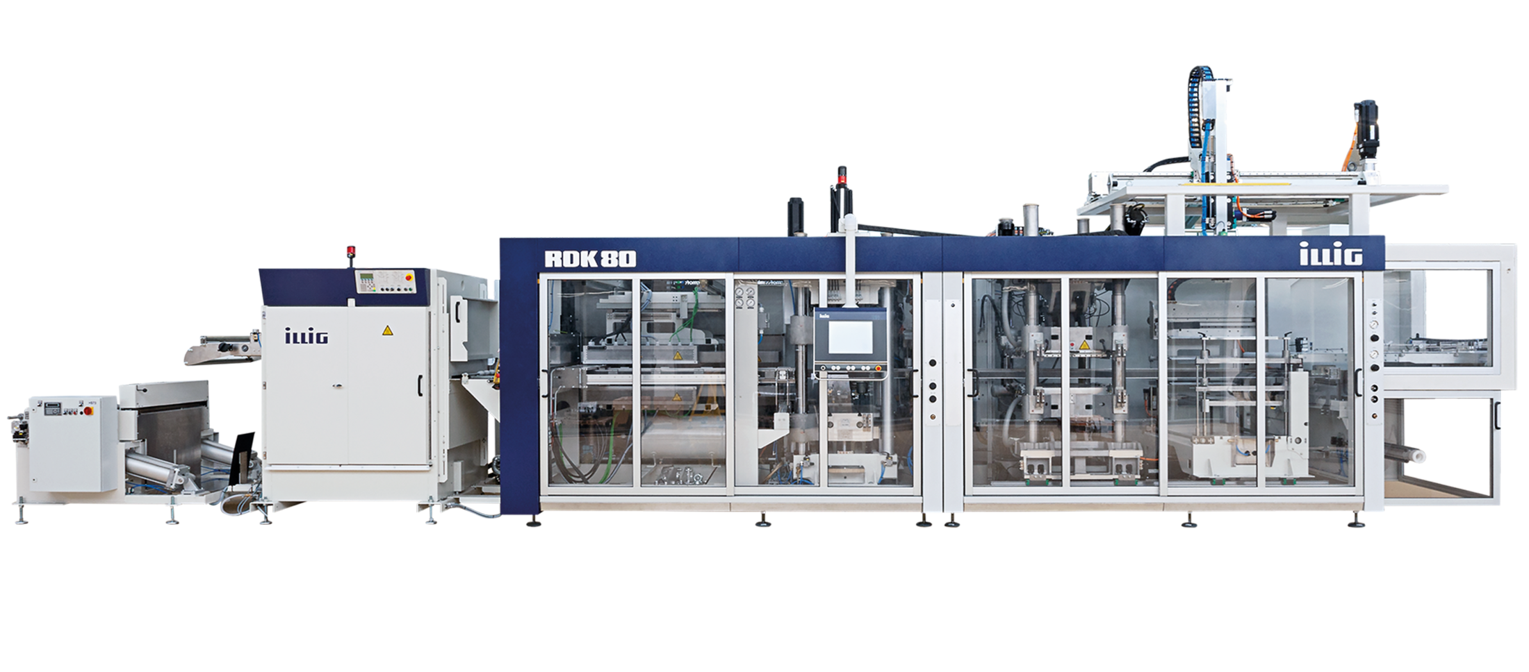 ILLIG IC-RDK 80k automatic roll-fed machine separate forming and punching  | © ILLIG Maschinenbau