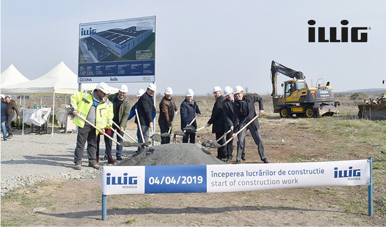 ILLIG groundbreaking Romania April 2019 | © ILLIG Maschinenbau GmbH & Co. KG ILLIG groundbreaking Romania April 2019 | © ILLIG Maschinenbau GmbH & Co. KG