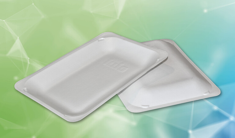 ILLIG realizes high-quality and sealable tray made of 250 µm thick paper with an ultra-thin degradable coating. | © ILLIG Maschinenbau GmbH & Co. KG ILLIG realizes high-quality and sealable tray made of 250 µm thick paper with an ultra-thin degradable coating. | © ILLIG Maschinenbau GmbH & Co. KG
